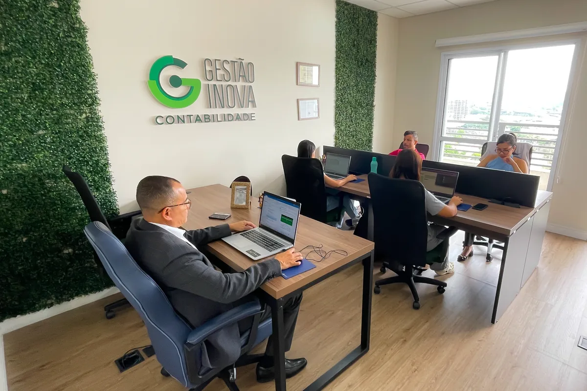 Espaço aberto do escritório da Gestão Inova em Osasco